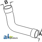 UJD11307     Lower Hose---Replaces L56295